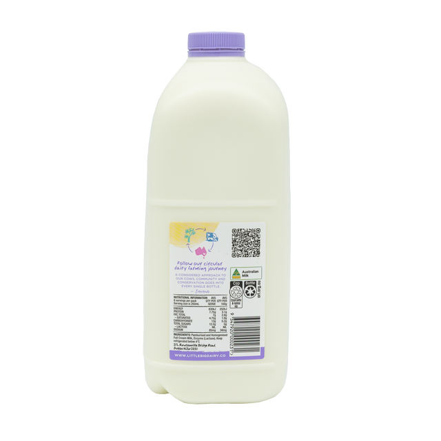 Little Big Dairy Lactose Free Milk 2L