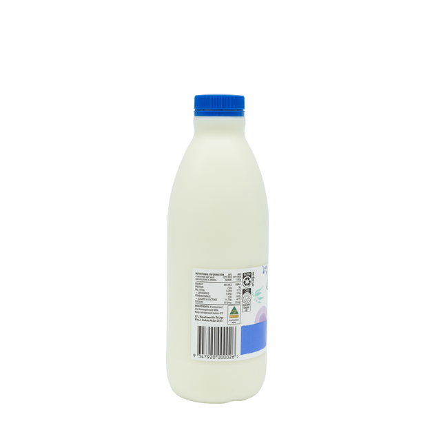 Little Big Dairy Less Cream Milk 1L