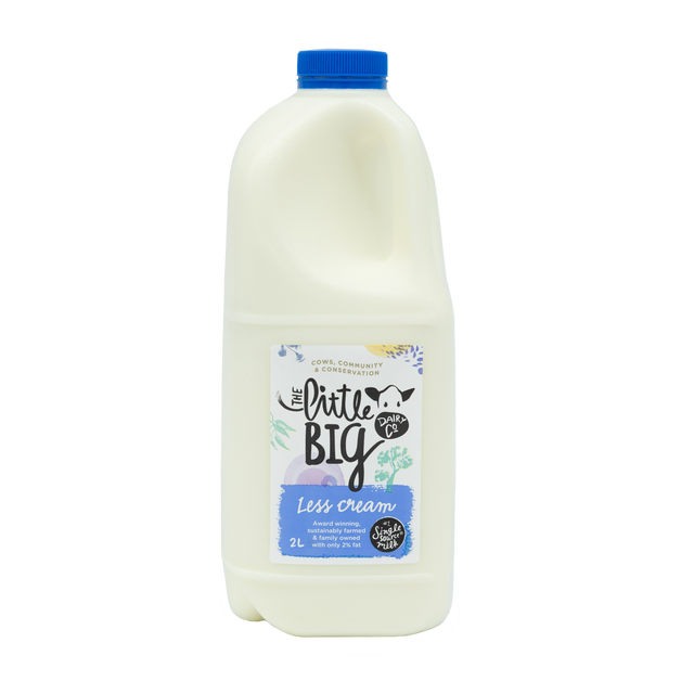 Little Big Dairy Less Cream Milk 2L