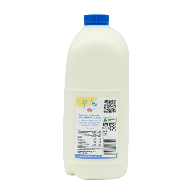 Little Big Dairy Less Cream Milk 2L