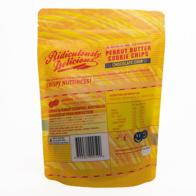 Ridiculously Delicious Peanut Butter Cookie Chips 150g