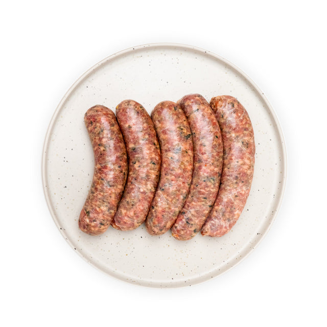 Grass Fed Lamb & Rosemary Sausages ~500g