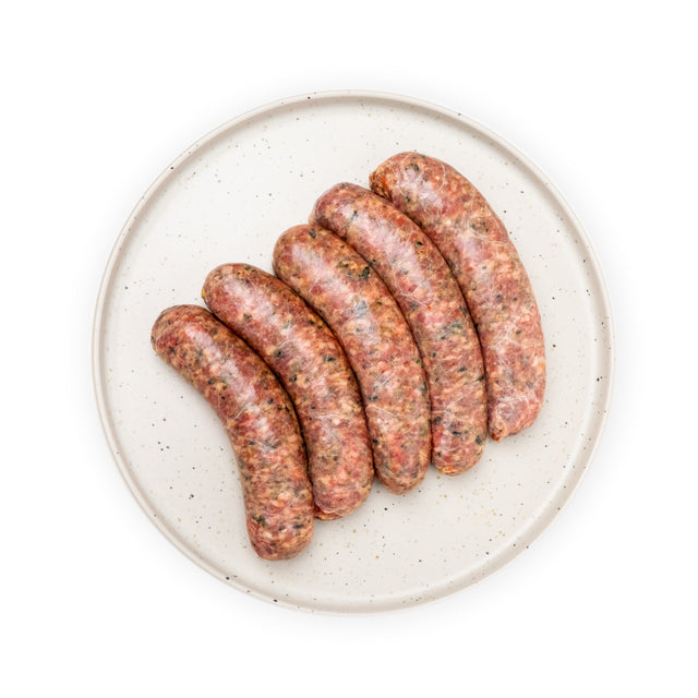 Grass Fed Lamb & Rosemary Sausages ~500g