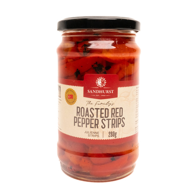 Sandhurst Red Pepper Strips 280g