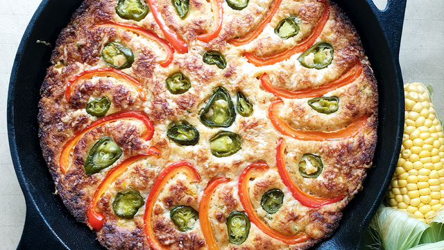 Jalapeno and Cheddar Cornbread