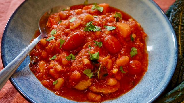 Tuscan Sausage and Autumn Vegetable Stew