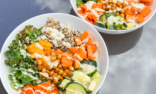 Roasted Veggie Nourish Bowl