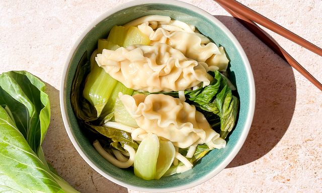 Rice Cooker Dumpling and Noodle Soup