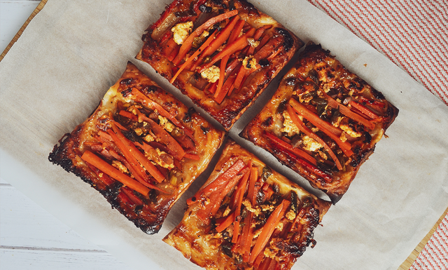 Honey and Harissa Carrot Tartlets