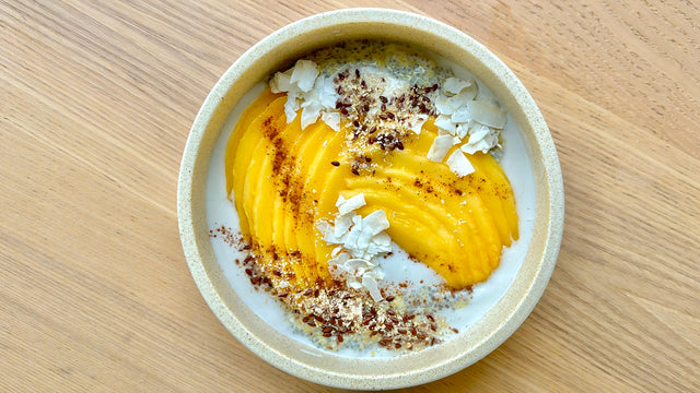 Mango Coconut Chia Seed Pudding