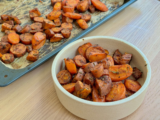 Cinnamon Maple Roasted Veggies