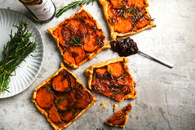 Caramelised Onion Sweet Potato Pastry