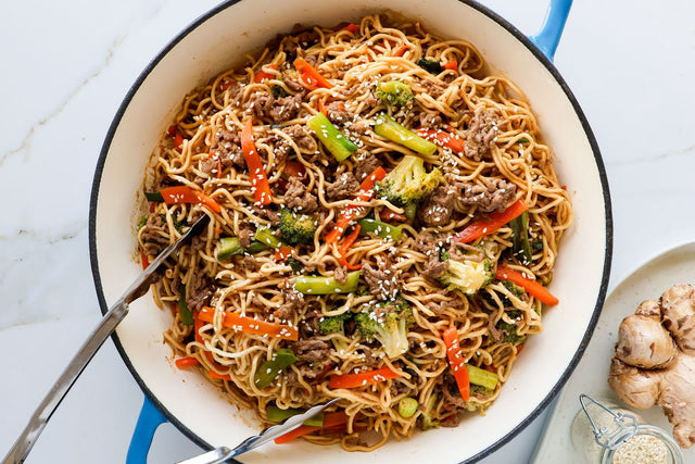 One-Pot Beef & Veggie Noodle Stir-Fry