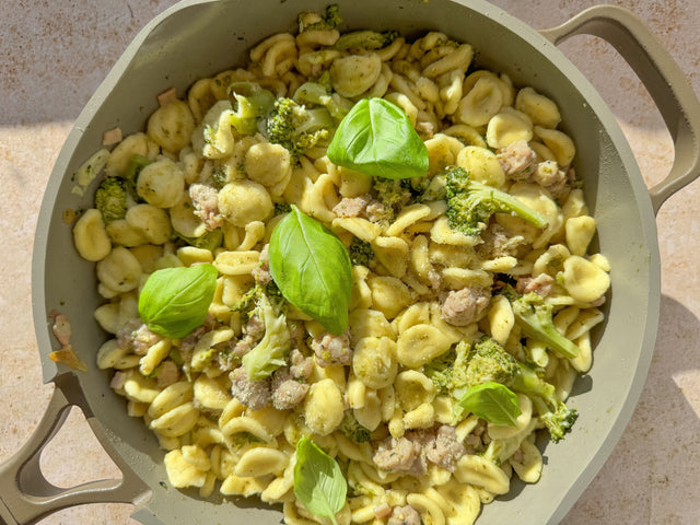 Orecchiette with Broccoli and Sausage