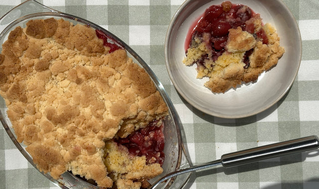 3 Ingredient Cherry Cobbler
