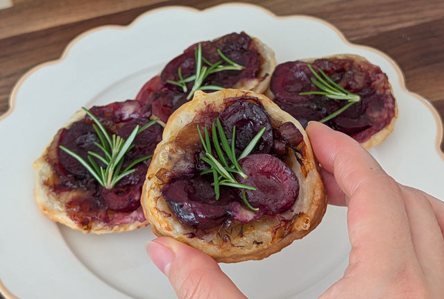 Cherry Caramelised Onion Bites