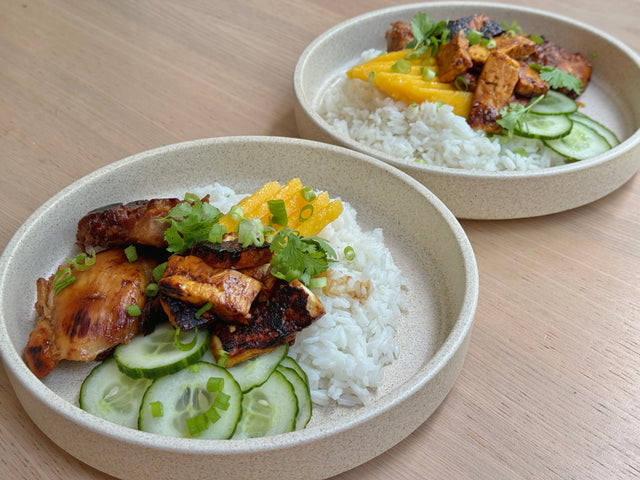 Hot Honey Chicken Bowls