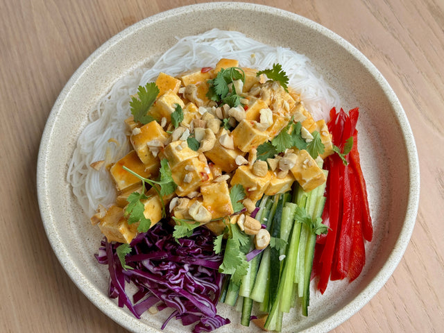 Satay Tofu Vermicelli Noodles