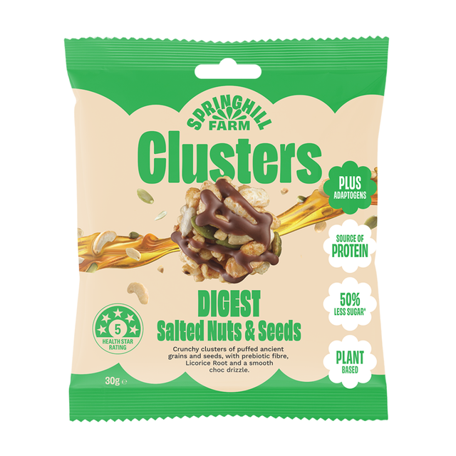 Springhill Farm Salted Nuts & Seeds Clusters 30g