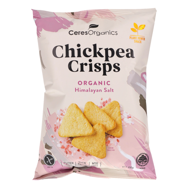 Ceres Organics Himalayan Salt Chickpea Crisps 100g