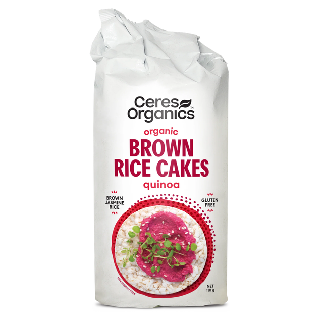 Ceres Organics Quinoa Brown Rice Cakes 110g