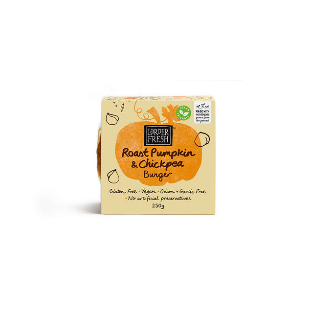 Larder Fresh Pumpkin & Chickpea Burger 2x125g patties