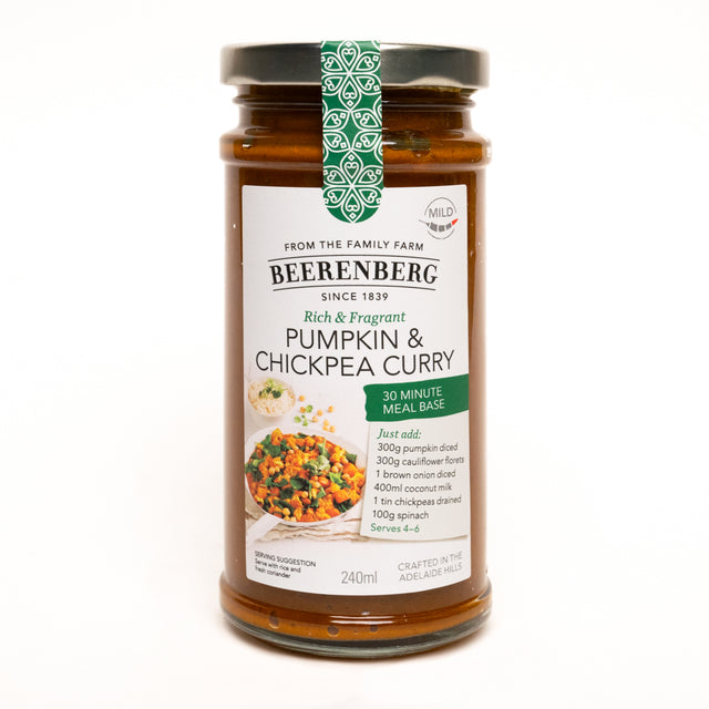 Beerenberg Slow Cooker Pumpkin & Chickpea Curry 240ml