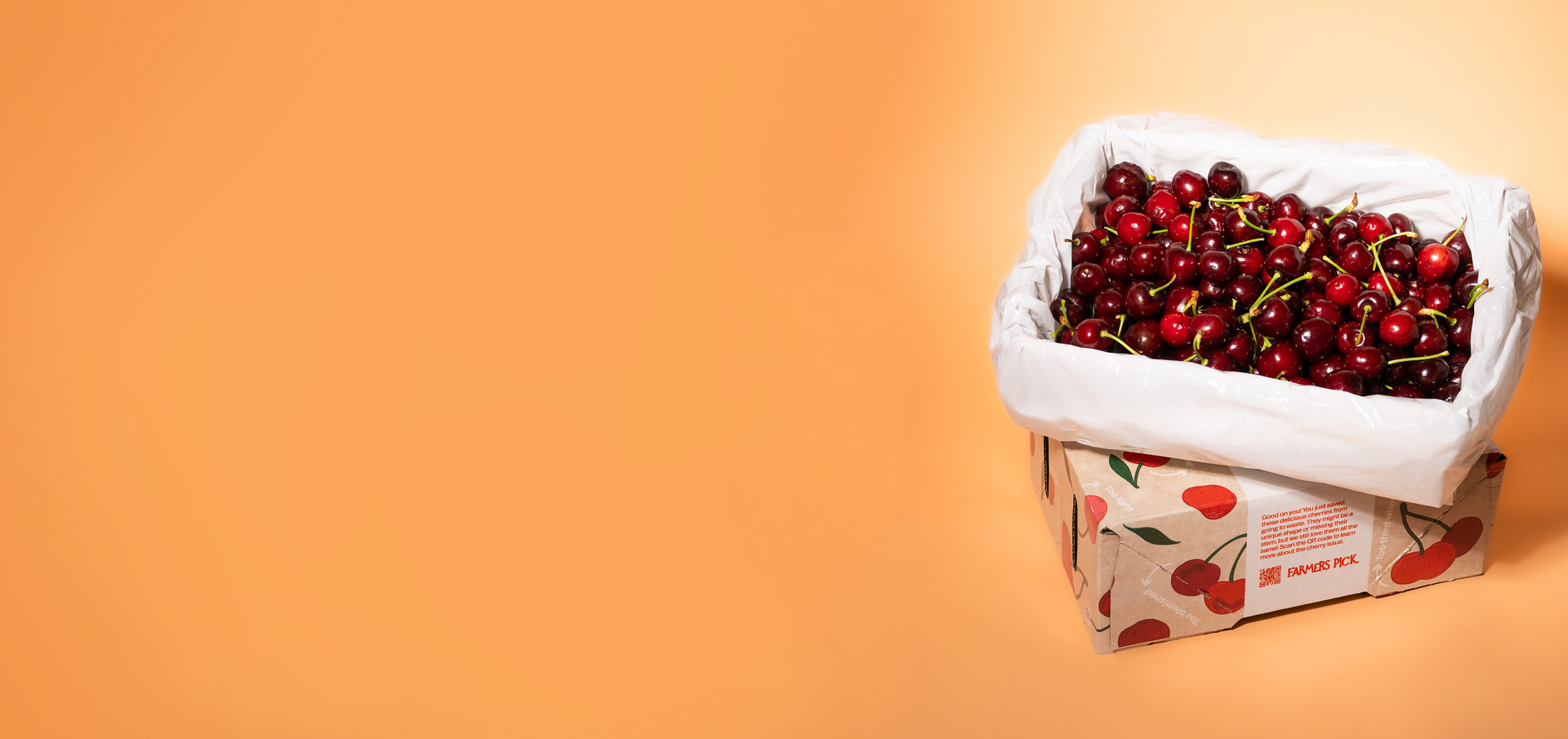 Subscribe to our produce box and get cherries for only $31!