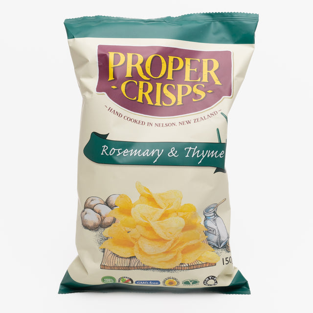 Proper Crisps Rosemary & Thyme 150g