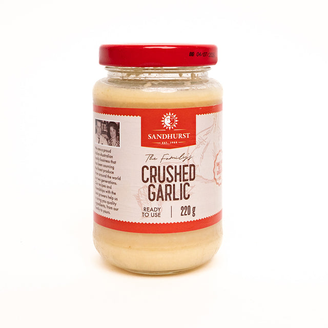 Sandhurst Crushed Garlic 220g