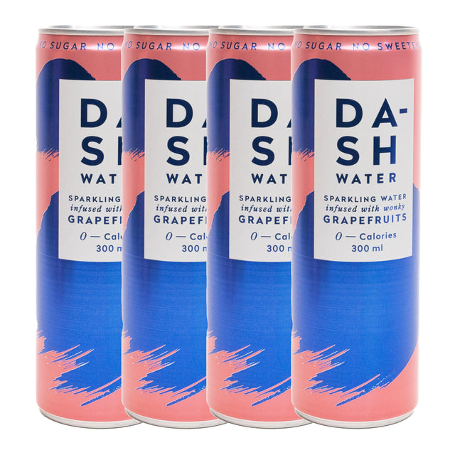 Dash Soda Pink Grapefruit 4pk