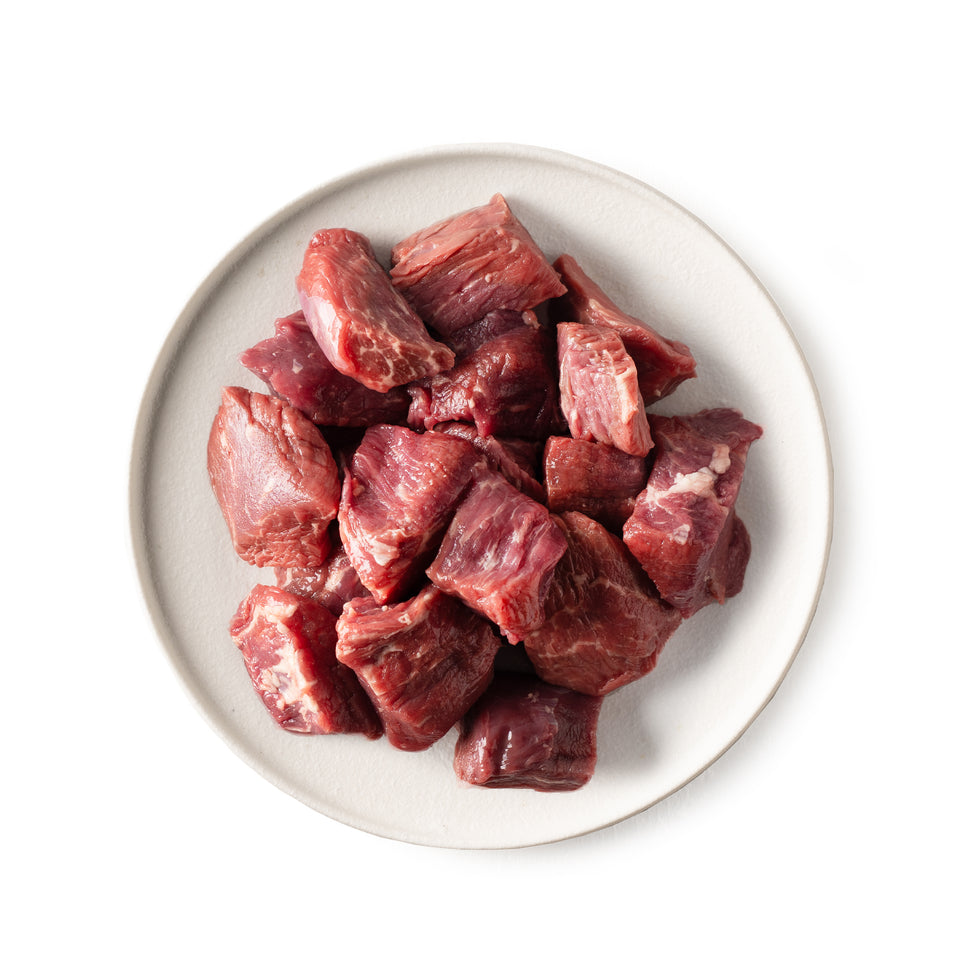 Grass Fed Diced Beef ~500g