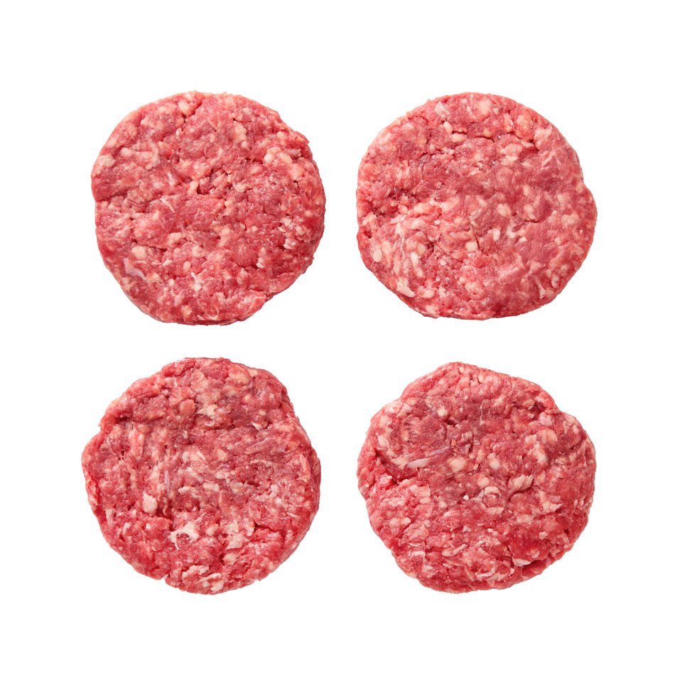 Grass Fed Beef Burger Patties ~500g