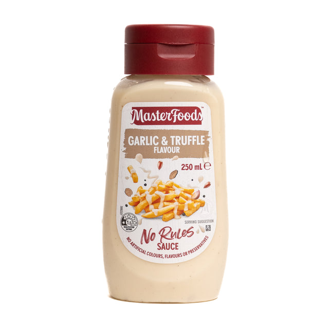 Masterfoods Garlic & Truffle Flavour No Rules Sauce 250g