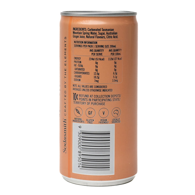 Sodasmith Dry Ginger Ale 4x200ml
