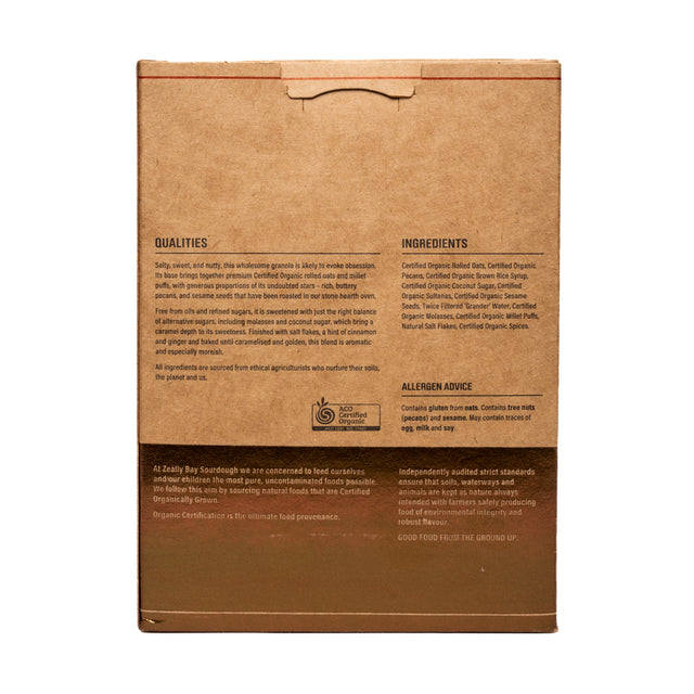 Zeally Bay Granola Pecan Sesame & Coconut Sugar 450g