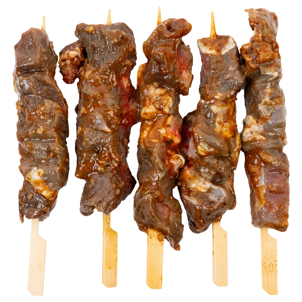 Lemon & Oregano Greek Grass Fed Lamb Kebabs 400g