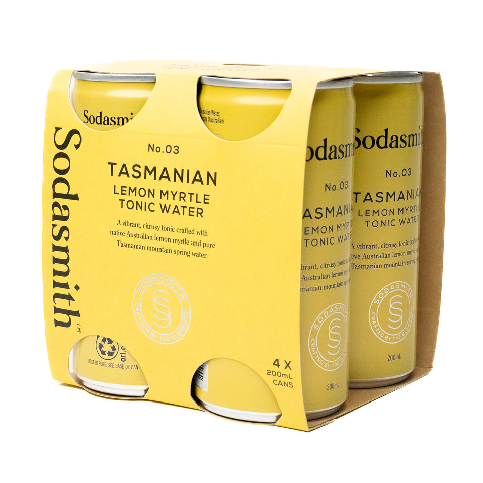 Sodasmith Lemon Myrtle Tonic Water 4x200ml
