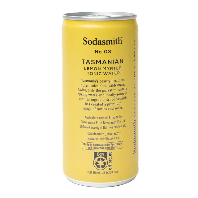 Sodasmith Lemon Myrtle Tonic Water 4x200ml