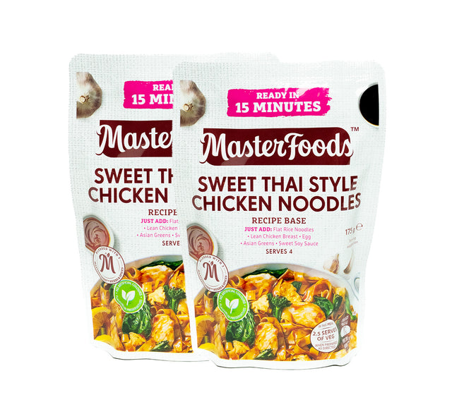 Masterfoods Sweet Thai Style Chicken Noodles Recipe Base 175g 2 PACK