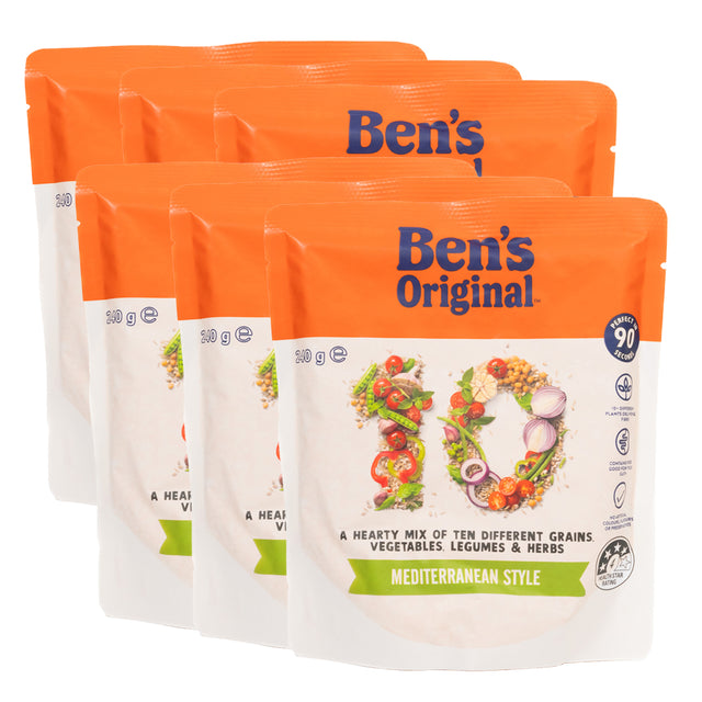 Ben's Original Rice Pouch Mediterranean Style 6x240g