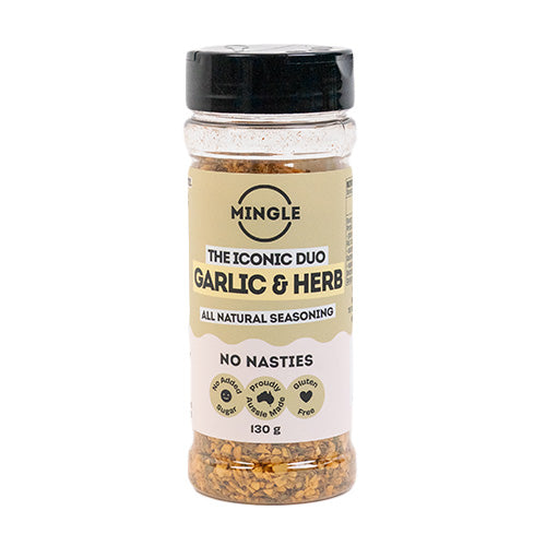 Mingle Iconic Duo Garlic & Herb Seasoning 130g
