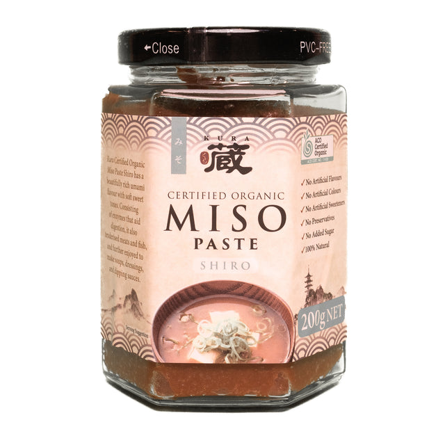 Kura Organic Miso Paste Shiro 200g