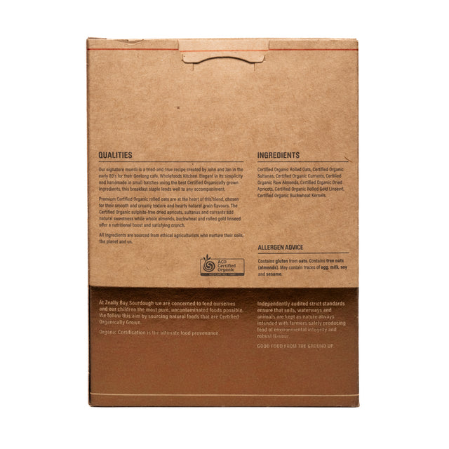 Zeally Bay Muesli Apricot, Almond & Linseed 500g