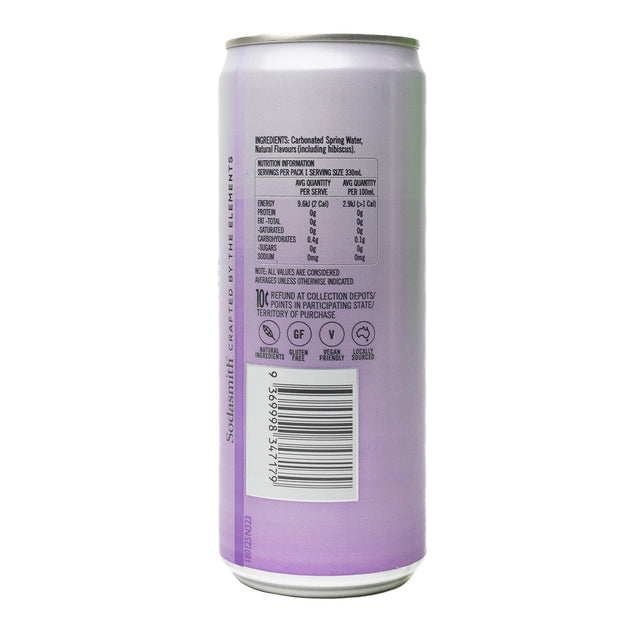 Sodasmith Passionfruit & Hibiscus Sparkling Water 4x330ml