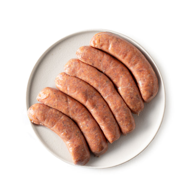 Cracked Pepper & Worcestershire Premium Thick Beef Sausage ~500g