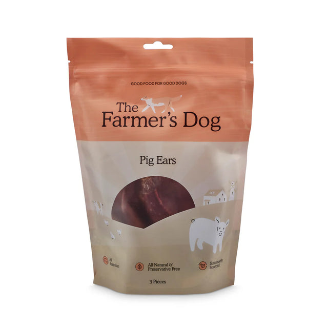 The Farmer's Dog Pig Ears 3 Pieces