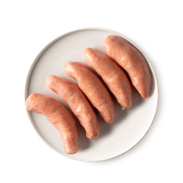 Grass Fed Beef Butcher Style Thick Sausages ~500g