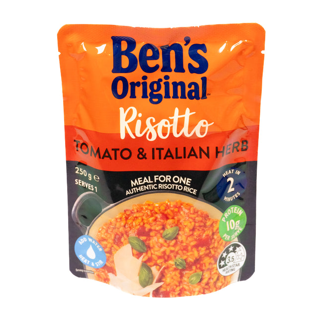 Ben's Original Rice Risotto Tomato And Italian Herb Pouch 250g