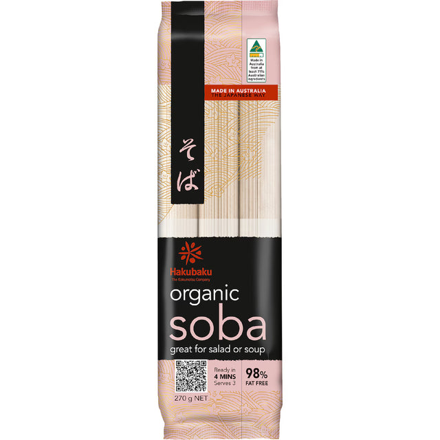 Hakubaku Organic Soba Noodles 270g
